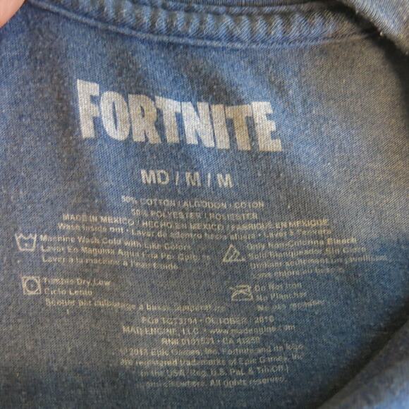 FORTNITE LLAMA Character T Shirt Size M Men Blue  Anime Gaming Loot Llama - Picture 6 of 6